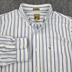 Abercrombie & Fitch Shirt Mens XL Striped Muscle Fit Oxford Cloth Button Down